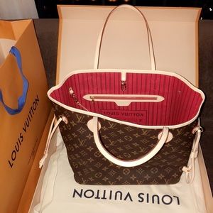 Louis Vuitton Neverfull with wallet